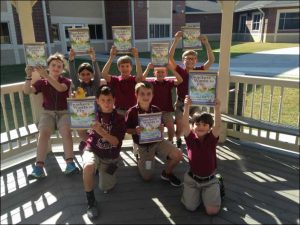 Quackers goes to Tanglewood Elementary