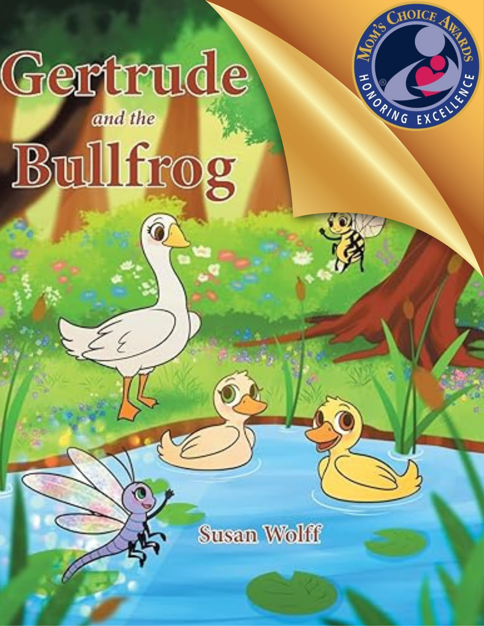 Gertrude and the Bullfrog by Susan Wolff Moms Choice Award 2025 seal