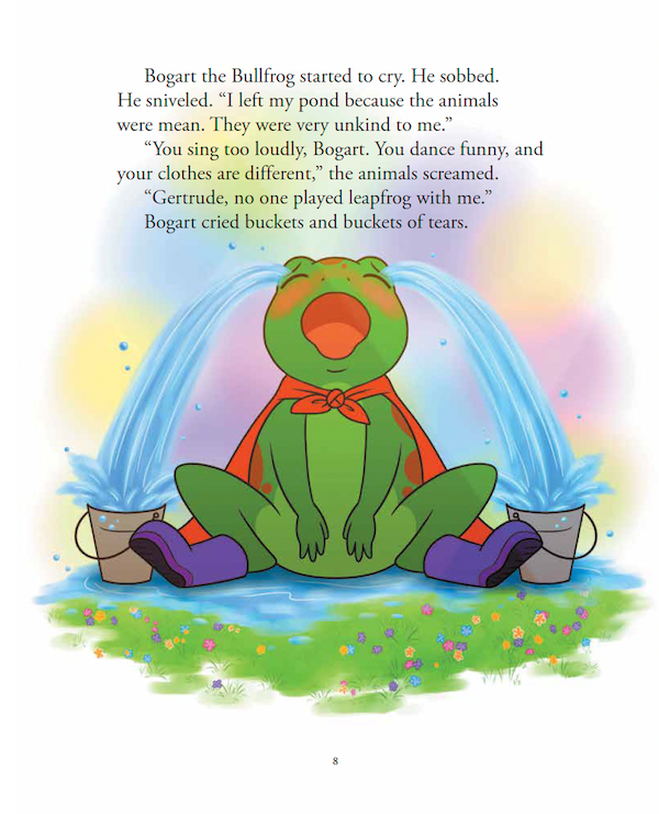 Bogart the Bullfrog Crying